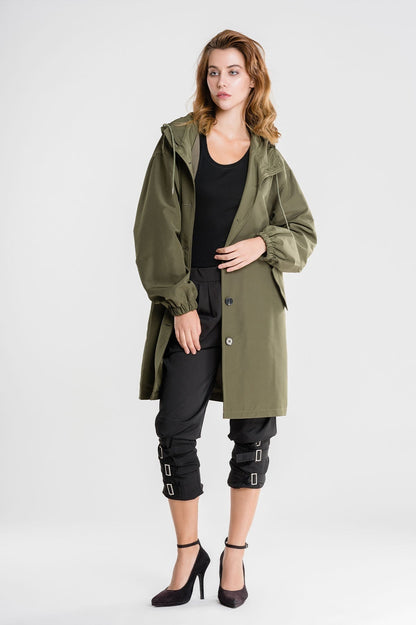 Waterdichte Ademende Regenjas met Capuchon voor Dames – Outdoor & Stijlvol