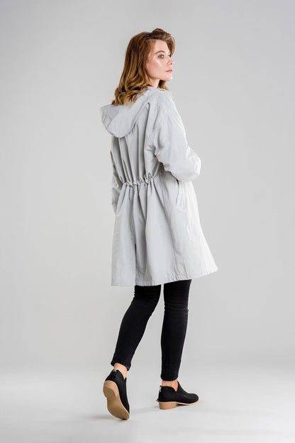 Waterdichte Ademende Regenjas met Capuchon voor Dames – Outdoor & Stijlvol