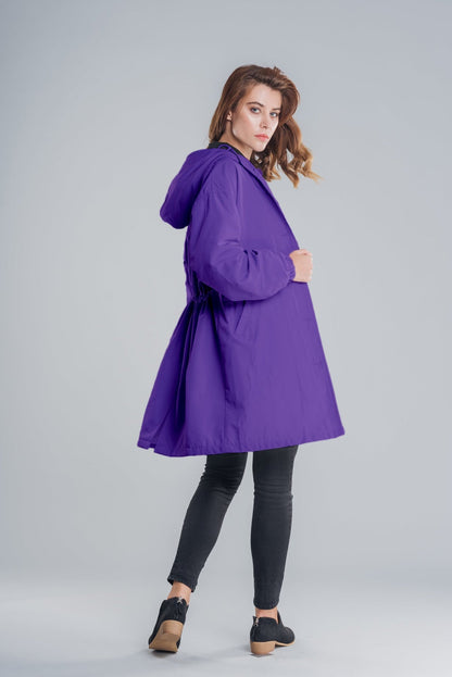 Waterdichte Ademende Regenjas met Capuchon voor Dames – Outdoor & Stijlvol