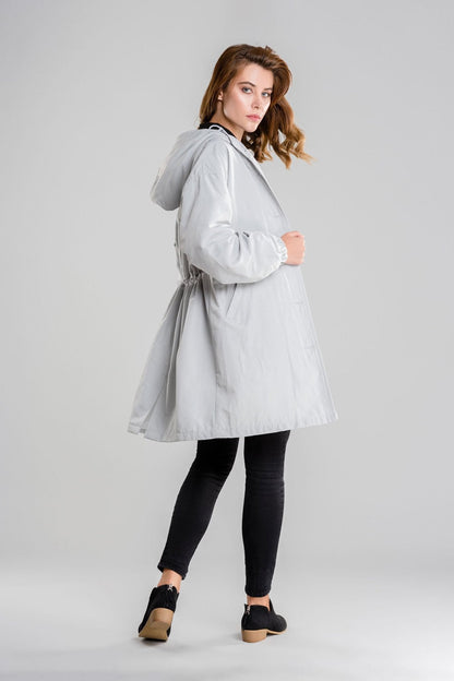 Waterdichte Ademende Regenjas met Capuchon voor Dames – Outdoor & Stijlvol