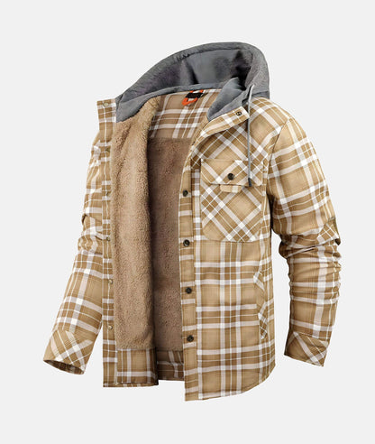 Geruite Flanellen Herenjas – Casual & Modern voor de Winter