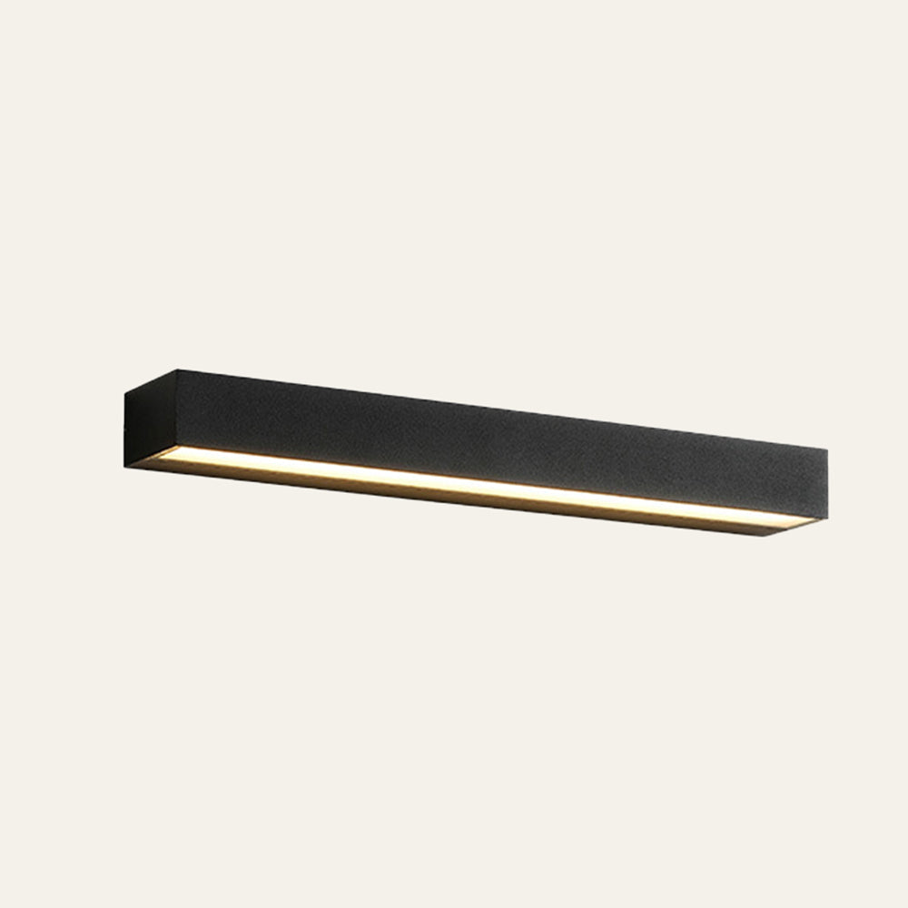 Minimalistische Wasserdichte Aluminium Schwarze LED Außenwandlampe – IP65