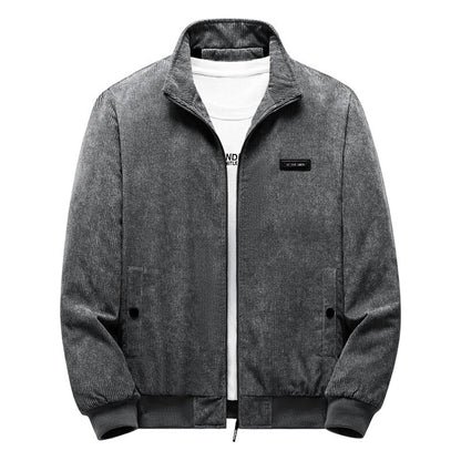 Winddichte Corduroy Jas Heren – Warm & Stijlvol voor Herfst en Winter