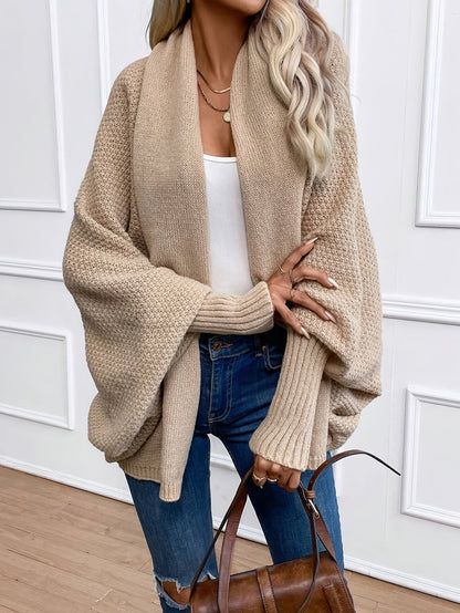 Elegante Kasjmier Gebreide Damesvest met Lange Mouwen | Perfect voor de Winter