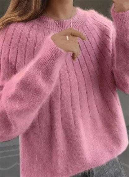 Zachte Kasjmier Gebreide Trui voor Dames – Warm & Elegant voor Herfst en Winter