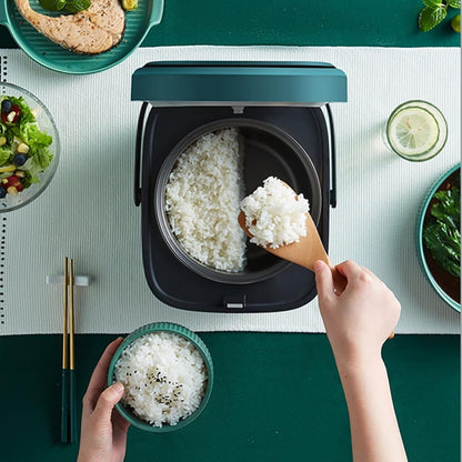 Mini Rijstkoker 1,2L – Multifunctionele Stoom- & Kookpan voor 1-2 Personen (220–240V)