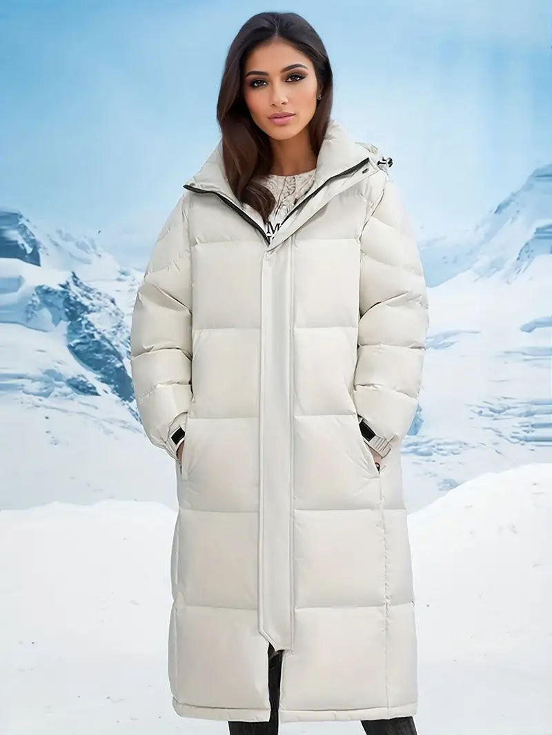 Lange Winterparka voor Dames – Warm & Stijlvol voor de Winter