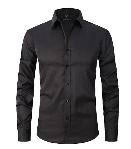 Heren Stretch Overhemd – Strijkvrij & Ultiem Comfort