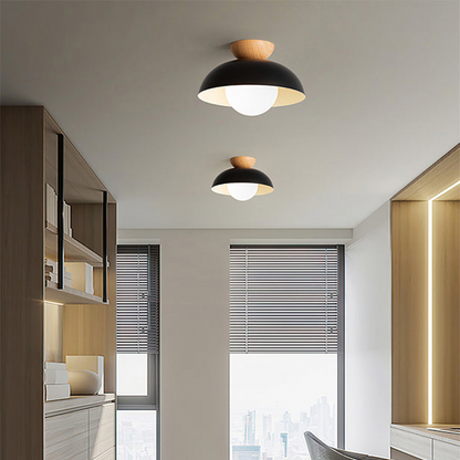Moderne minimalistische Deckenleuchte – Halbeinbau-Modell