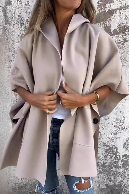 Oversized Losvallende Cape Jas Dames