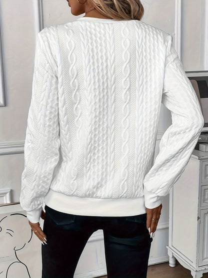 Damen Pullover mit Reißverschluss – Weicher Pullover für jede Jahreszeit