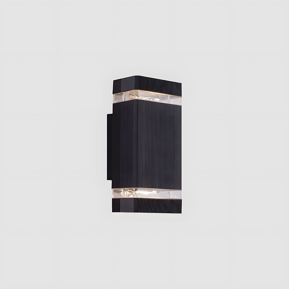 Modern IP65 Black Up Down Outdoor Wall Light