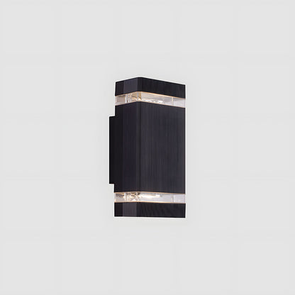 Modern IP65 Black Up Down Outdoor Wall Light