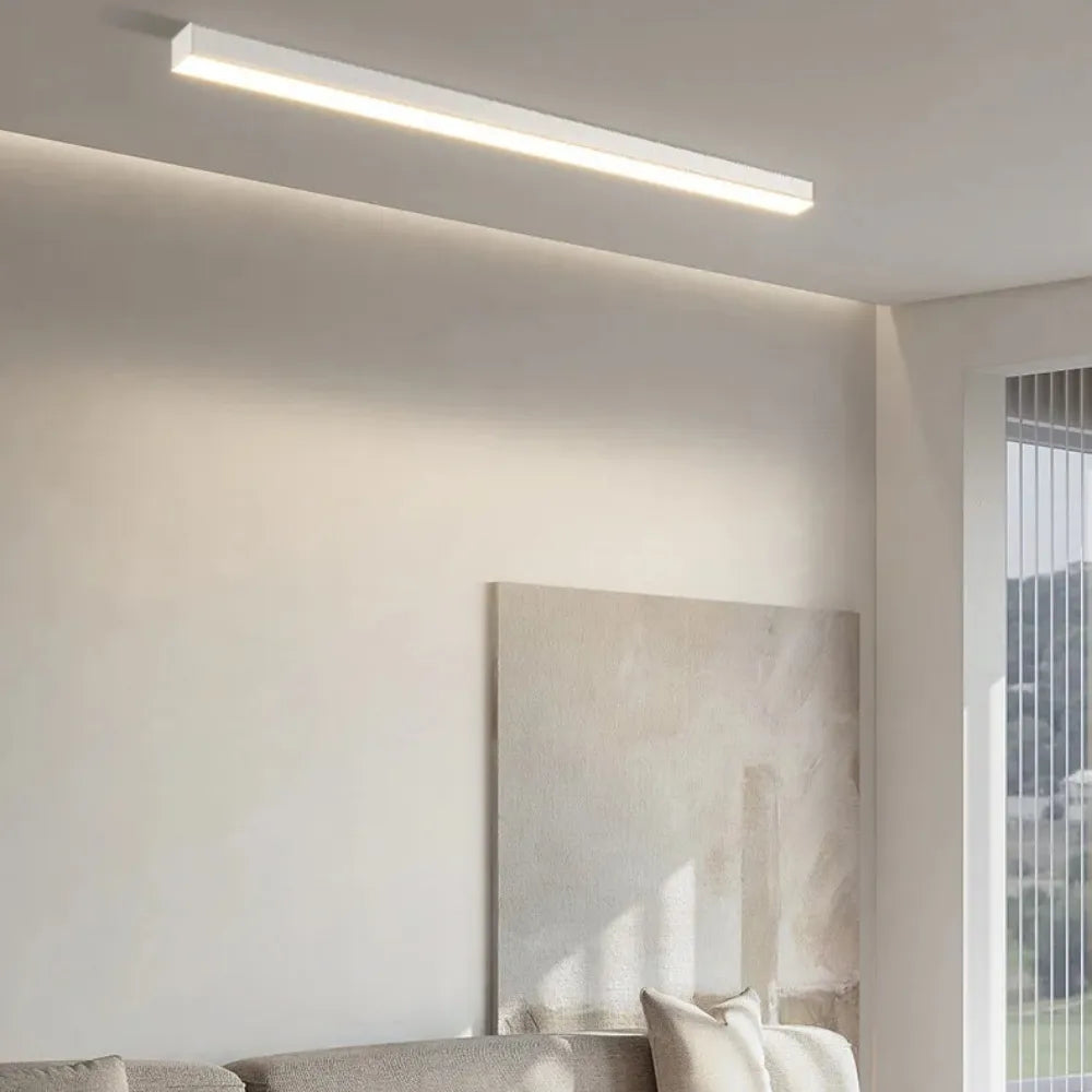 Moderne Minimalistische LED Plafondlamp – Langwerpig Design voor Woonkamer en Slaapkamer