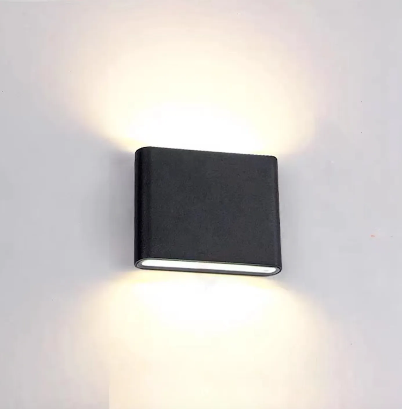 Moderne wasserdichte Außenlampe – Aluminium-Wandlampe mit Auf- und Abwärtslicht, IP65