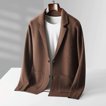 Wollen Damesmantel met Zak – Ideaal voor Herfst en Winter