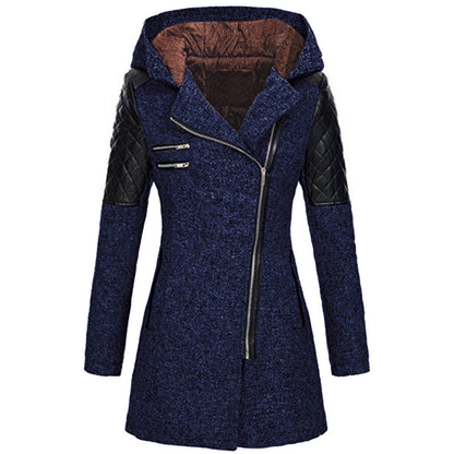 Vintage Lange Winterjacke Damen – Warm & Stilvoll für Herbst/Winter