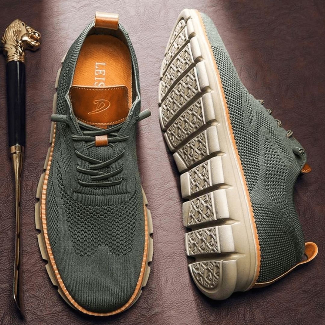 Ultrabequeme Herrenschuhe mit atmungsaktivem Design