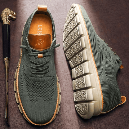 Ultrabequeme Herrenschuhe mit atmungsaktivem Design