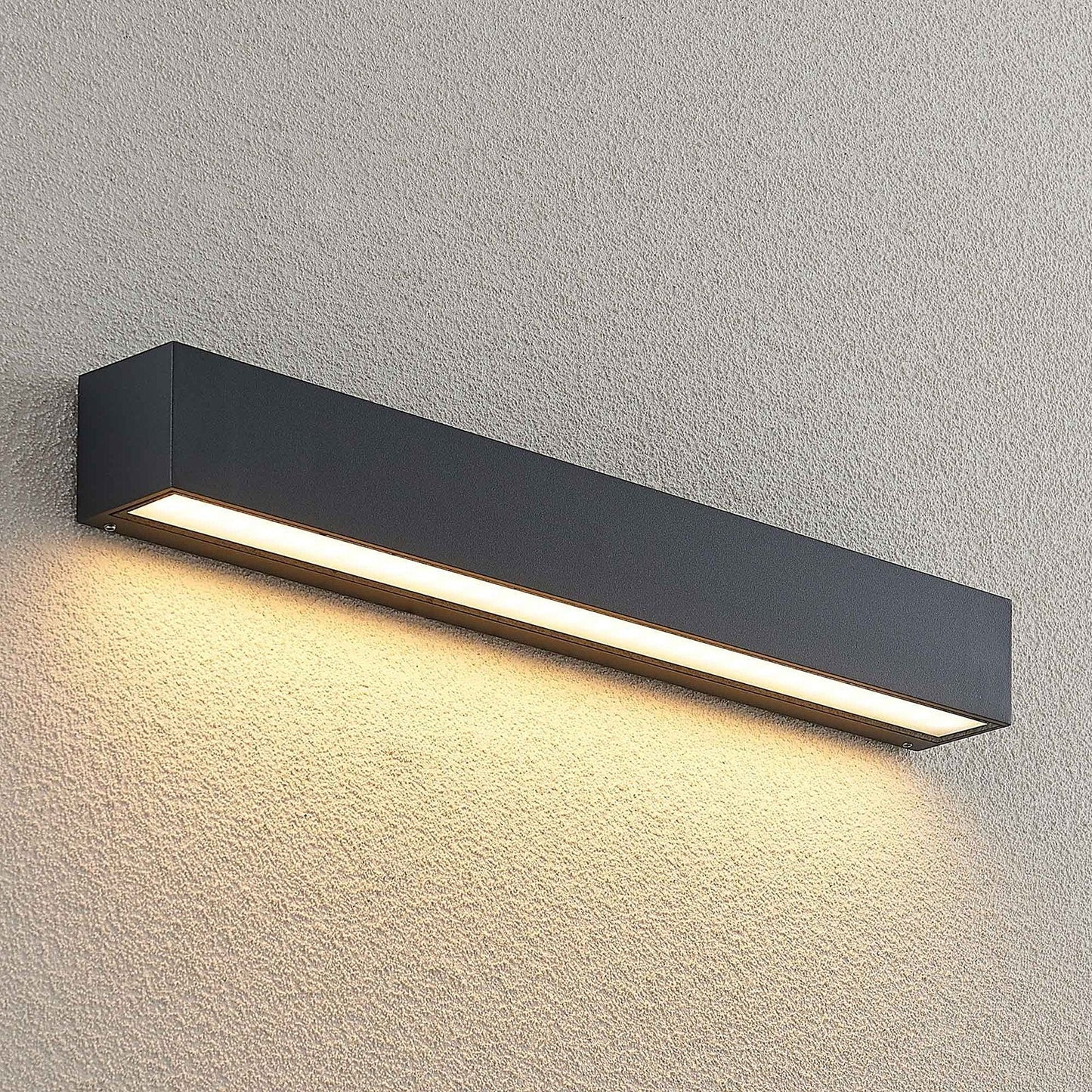 Minimalistische Wasserdichte Aluminium Schwarze LED Außenwandlampe – IP65