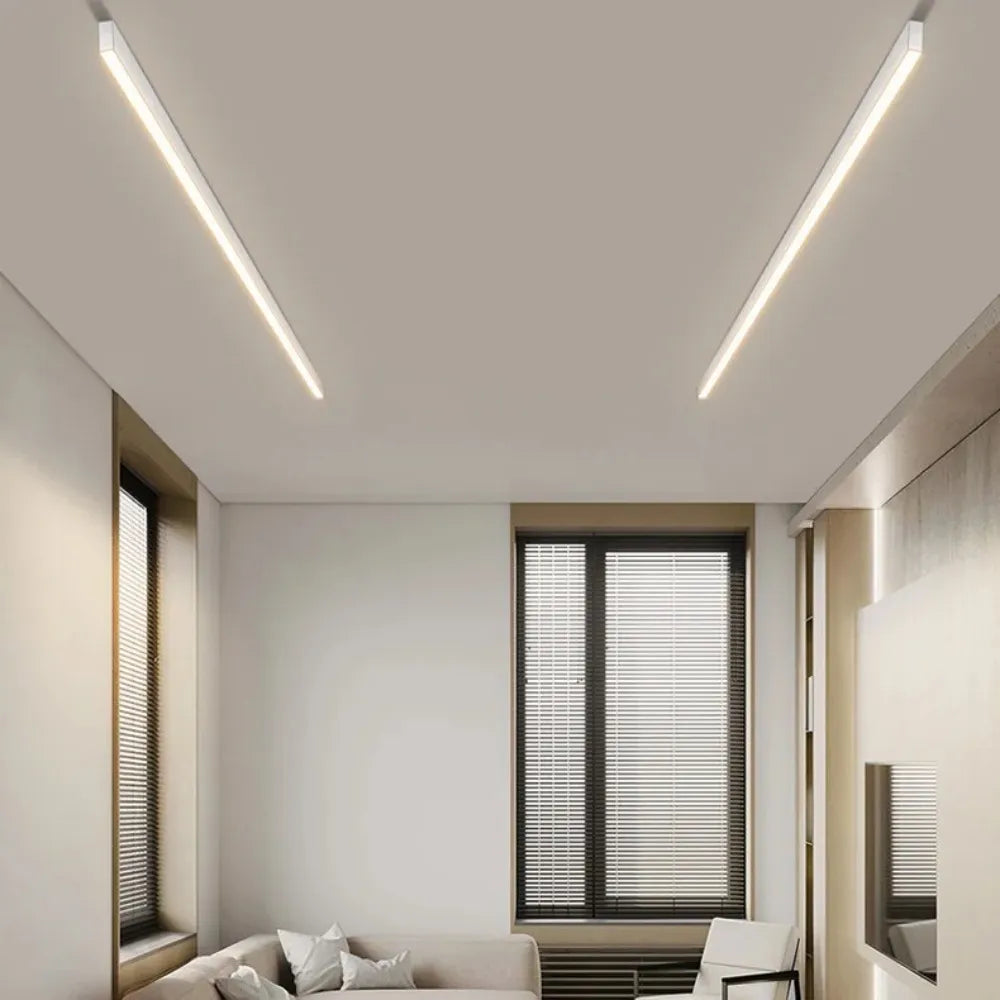Moderne Minimalistische LED Plafondlamp – Langwerpig Design voor Woonkamer en Slaapkamer
