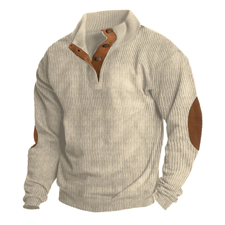 Heren Trui met Lange Mouwen – Comfortabel en Warm voor Herfst & Winter