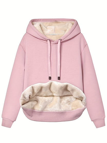 Dames Fleece Hoodie met Capuchon | Perfect voor Casual Dagen