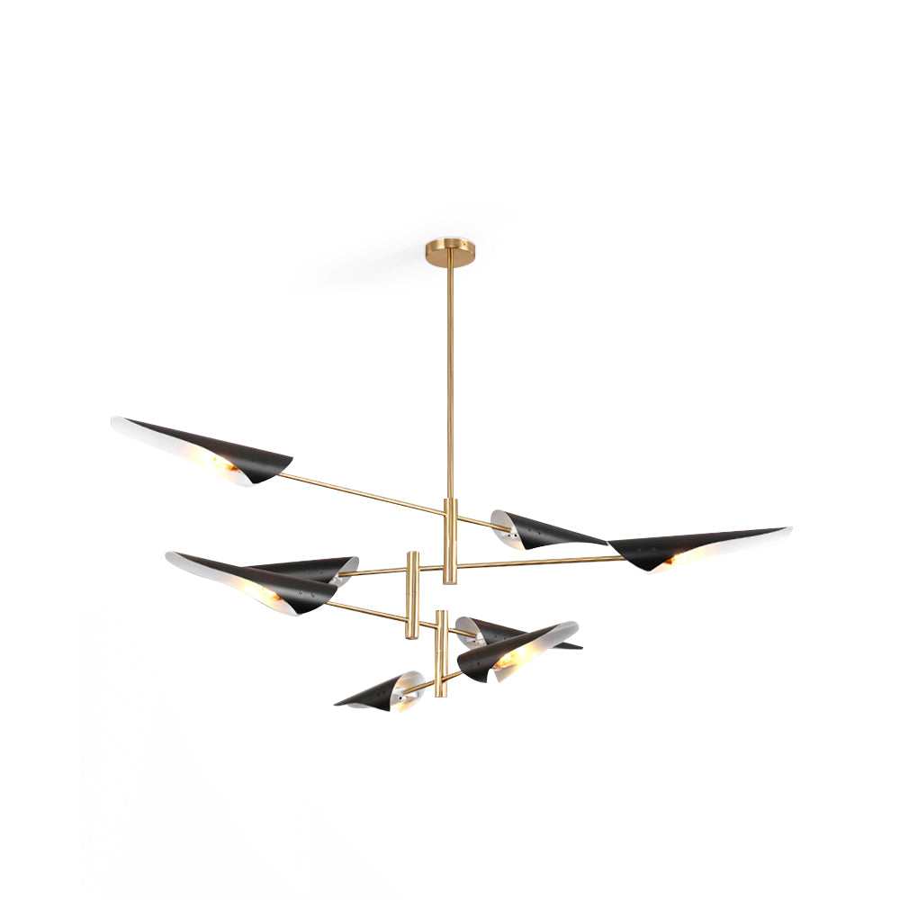 Abelon | Moderne Hanglamp met Verstelbare Armen Chandelier Myna Mode