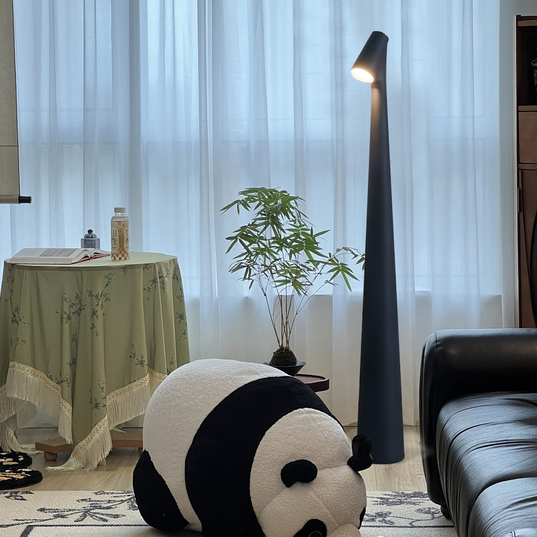 Africa Vloerlamp – Modern en Stijlvolle Staande Lamp voor Interieur in Zwart, Grijs en Rood Floor Lamp Myna Mode