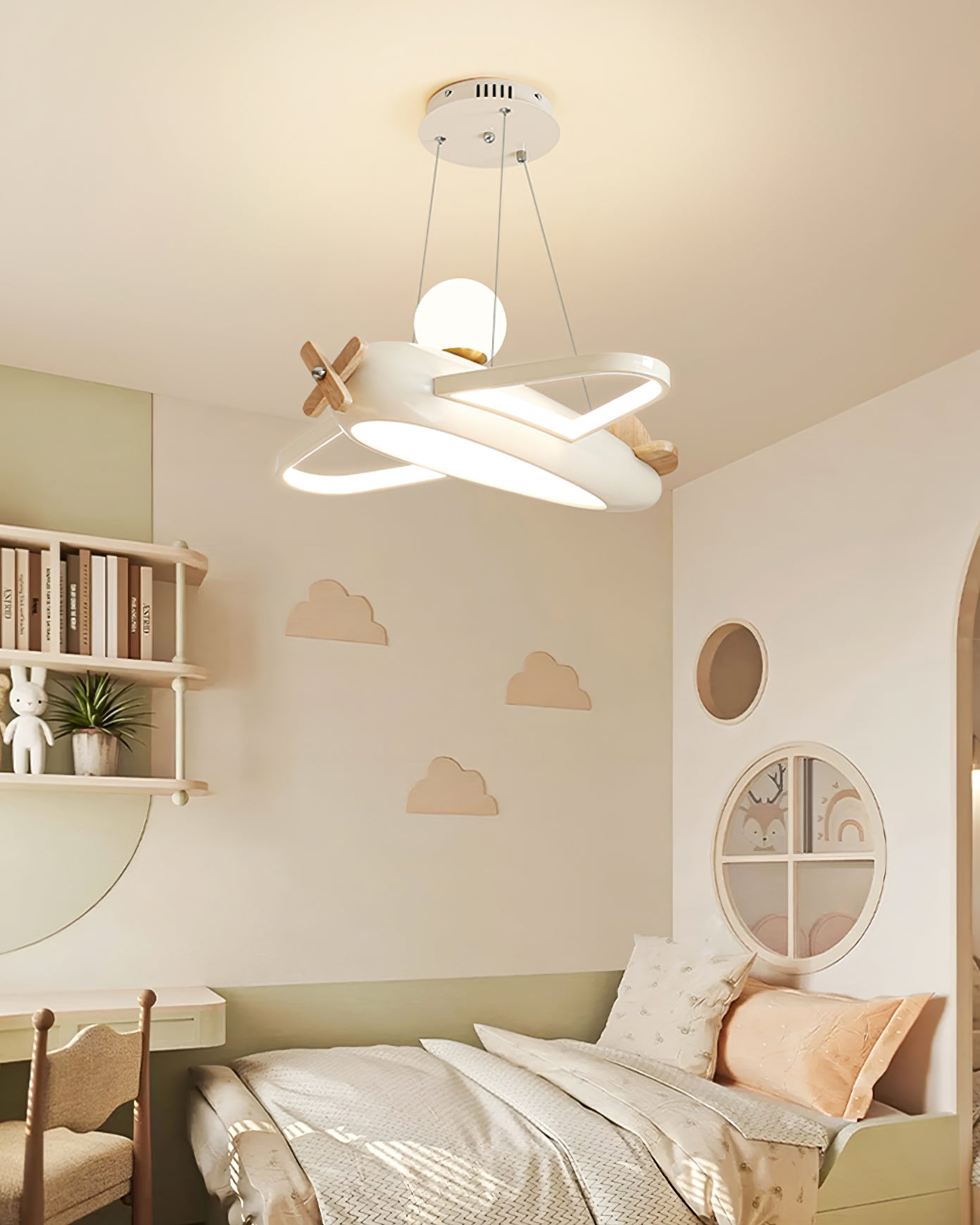 Aircraft Hanglamp voor Kinderkamers - Speels en Functioneel Design Pendant Lamp Myna Mode