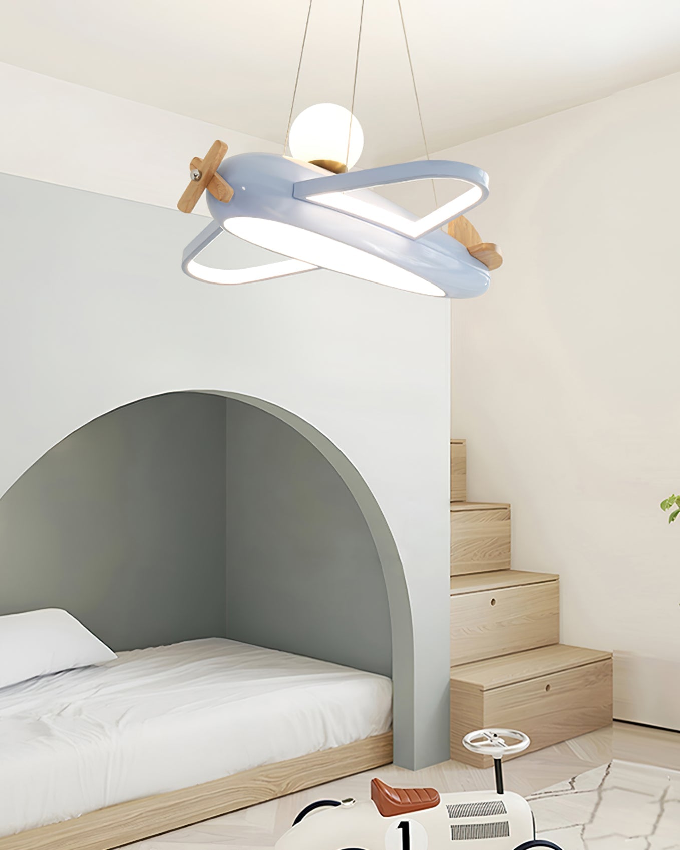 Aircraft Hanglamp voor Kinderkamers - Speels en Functioneel Design Pendant Lamp Myna Mode