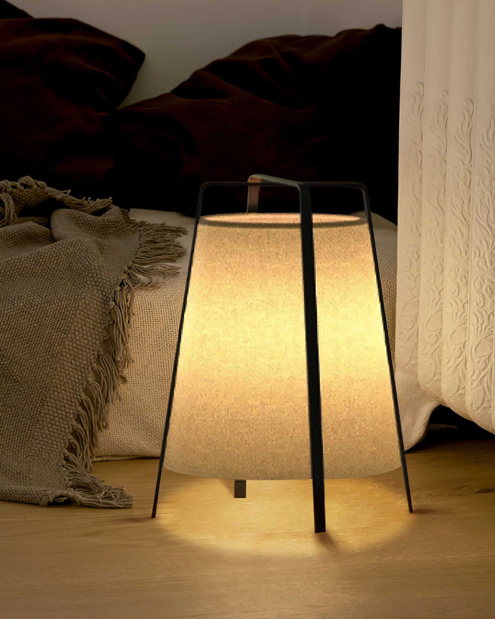 Akane Tafellamp - LED Verlichting met Stijlvolle Oriëntaalse Ontwerpen Table lamp Myna Mode