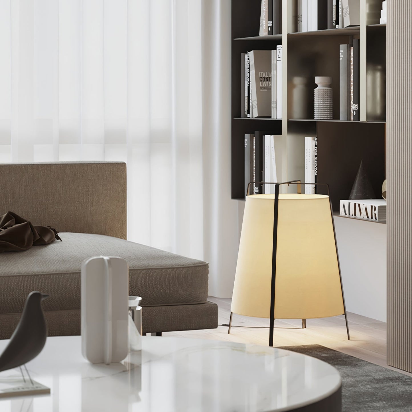 Akane Tafellamp - LED Verlichting met Stijlvolle Oriëntaalse Ontwerpen Table lamp Myna Mode