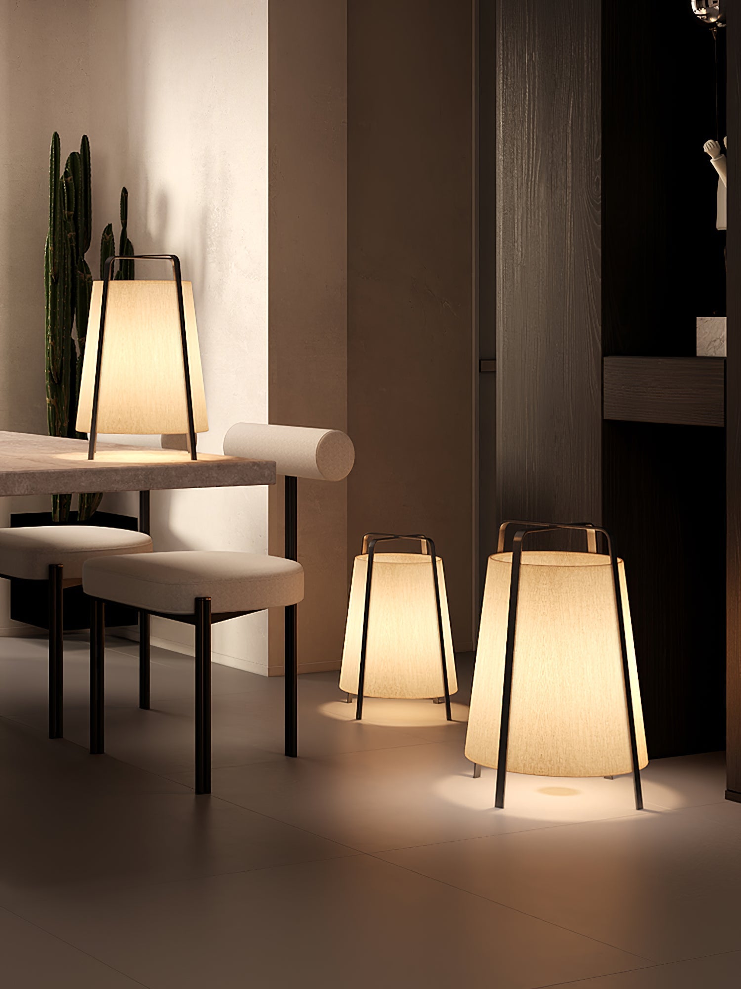 Akane Tafellamp - LED Verlichting met Stijlvolle Oriëntaalse Ontwerpen Table lamp Myna Mode