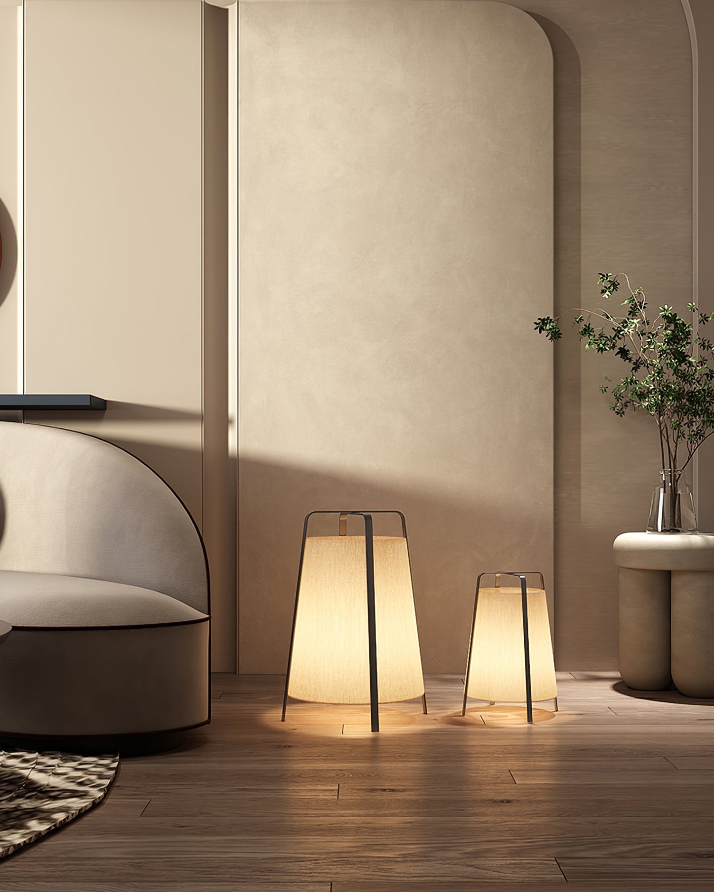 Akane Tafellamp - LED Verlichting met Stijlvolle Oriëntaalse Ontwerpen Table lamp Myna Mode