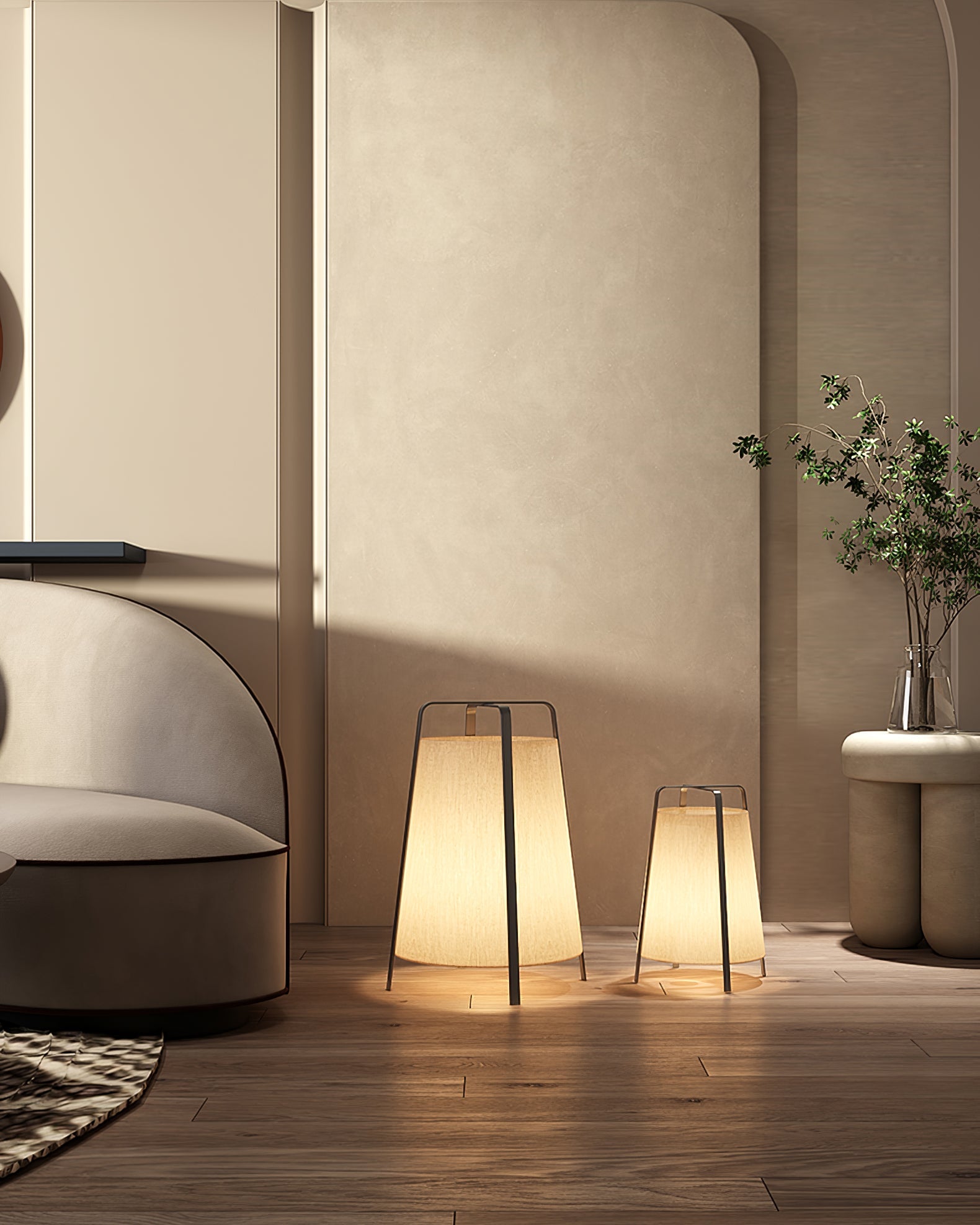 Akane Tafellamp - LED Verlichting met Stijlvolle Oriëntaalse Ontwerpen Table lamp Myna Mode