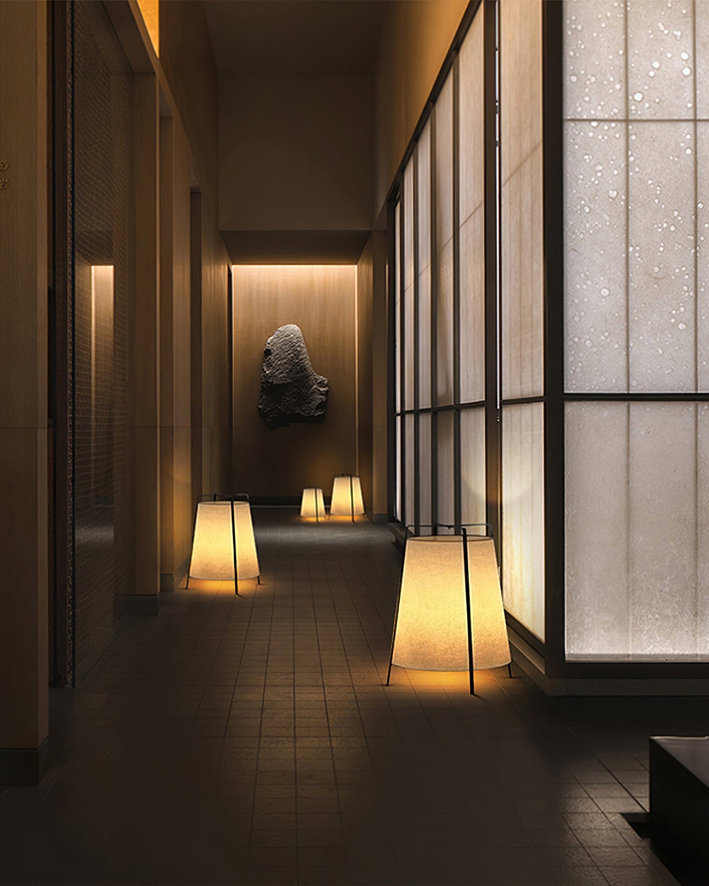 Akane Tafellamp - LED Verlichting met Stijlvolle Oriëntaalse Ontwerpen Table lamp Myna Mode