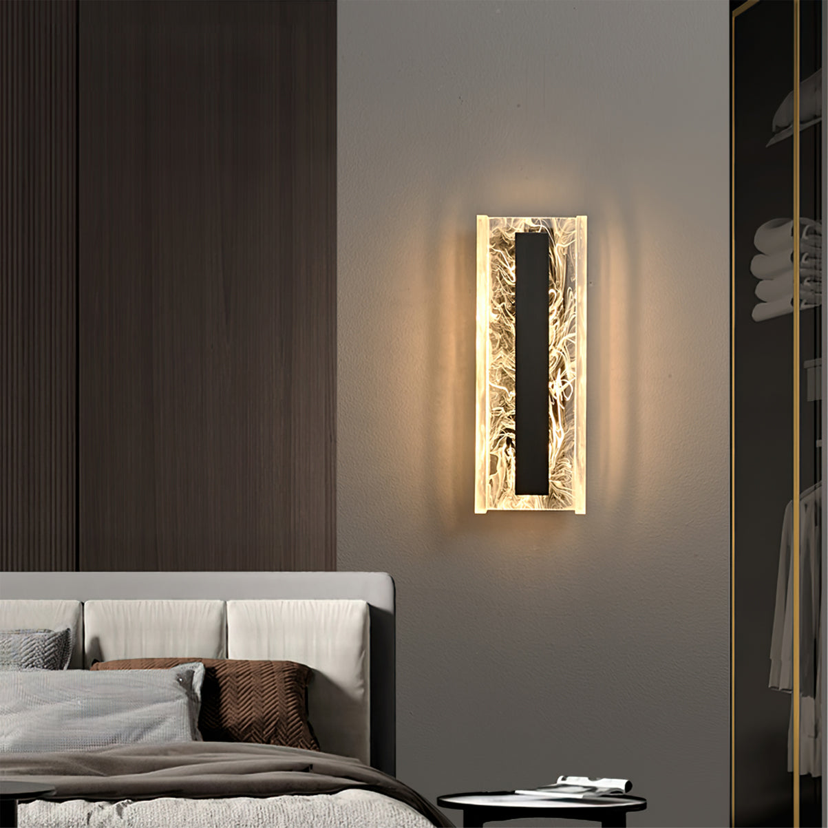 Alberta Wandlamp | Elegante Muurverlichting met Drie Kleurinstellingen | Brass en Acryl | Binnenverlichting Wall Lamp Myna Mode