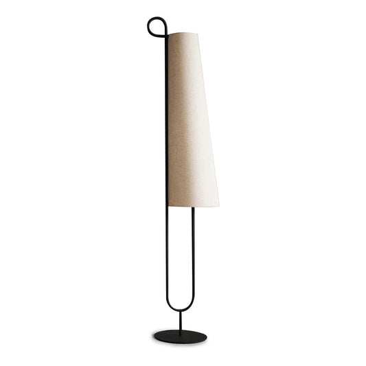 Myna Vloerlamp – Moderne Design Lamp met Stoffen Lampenkap
