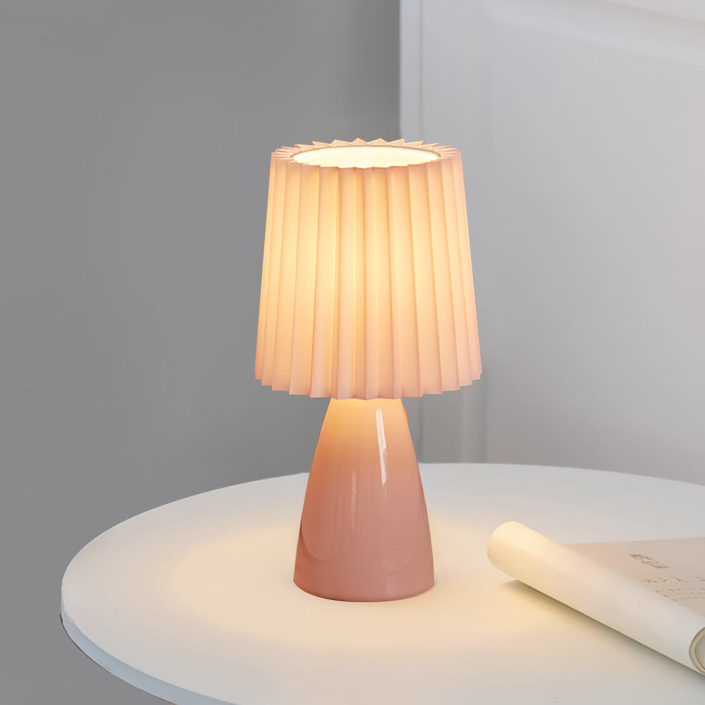 Apollo Tafellamp - Stijlvolle Keramische Lamp met Stof, Moderne Verlichting voor Binnen