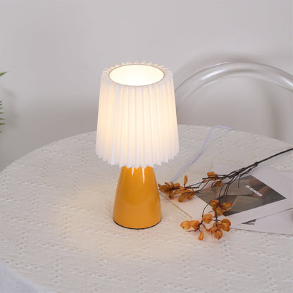 Apollo Tafellamp - Stijlvolle Keramische Lamp met Stof, Moderne Verlichting voor Binnen
