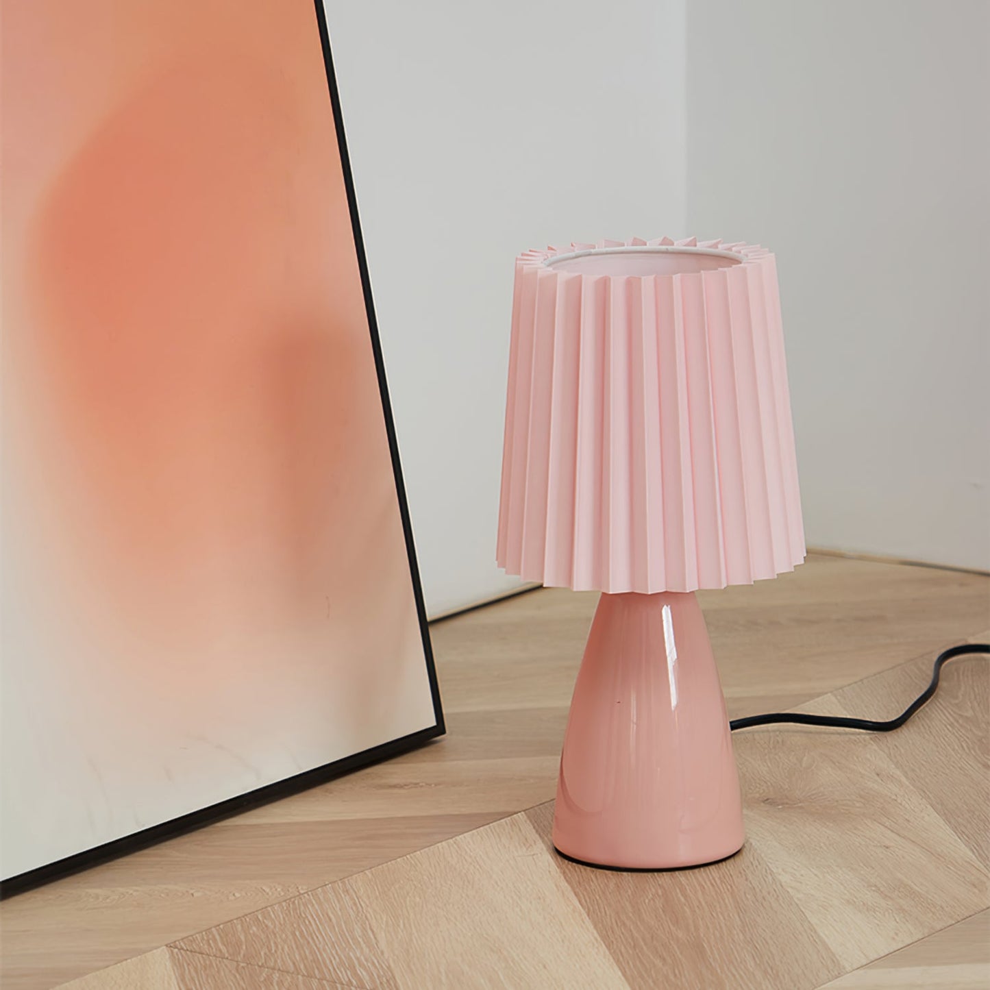 Apollo Tafellamp - Stijlvolle Keramische Lamp met Stof, Moderne Verlichting voor Binnen