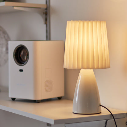 Apollo Tafellamp - Stijlvolle Keramische Lamp met Stof, Moderne Verlichting voor Binnen