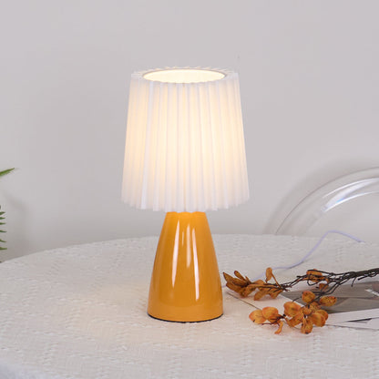 Apollo Tafellamp - Stijlvolle Keramische Lamp met Stof, Moderne Verlichting voor Binnen