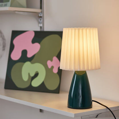 Apollo Tafellamp - Stijlvolle Keramische Lamp met Stof, Moderne Verlichting voor Binnen
