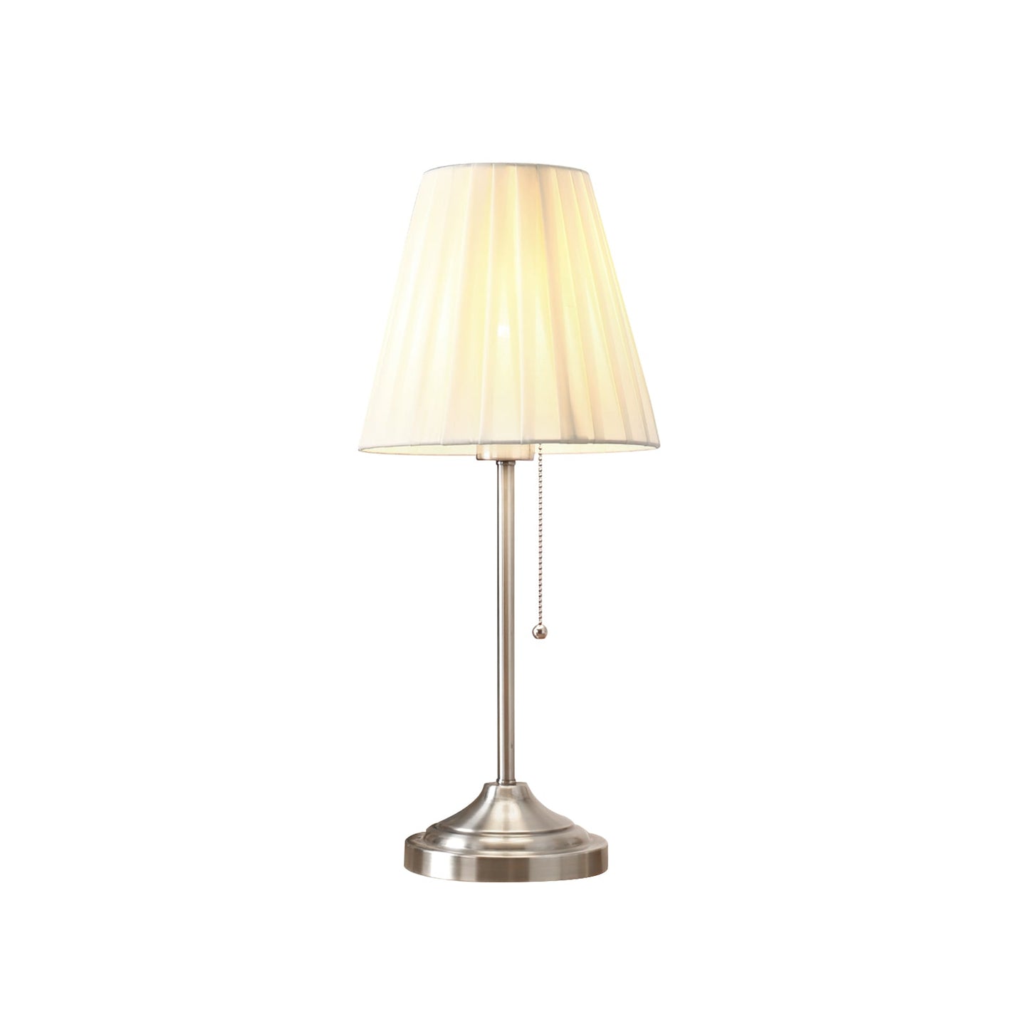 Arstid Tafel Lamp | Stijlvolle Metaal & Stof Lamp met Geel Plissé Lampenkap