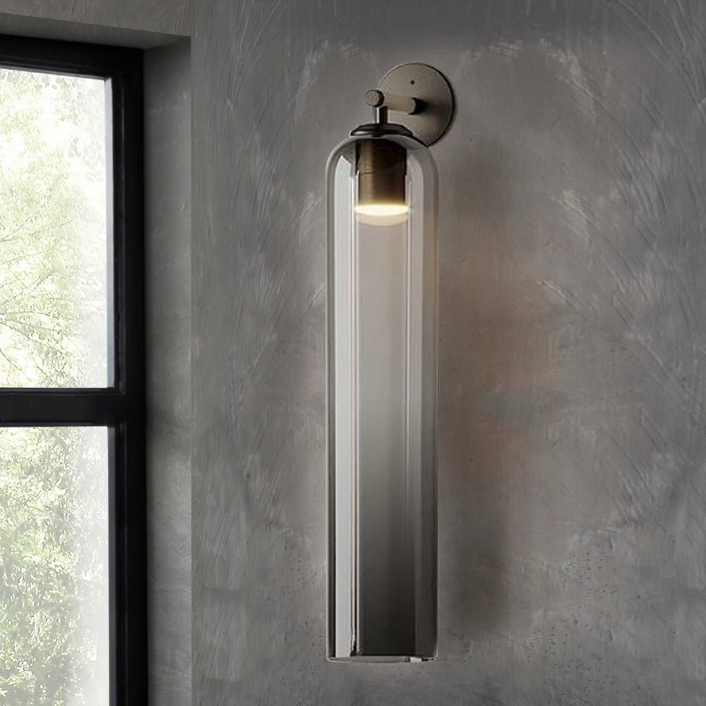 Art Glass – Wandlamp van Glas en Metaal | 48 cm Hoog | Verkrijgbaar in 7 Glaskleuren