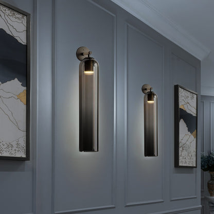 Art Glass – Wandlamp van Glas en Metaal | 48 cm Hoog | Verkrijgbaar in 7 Glaskleuren