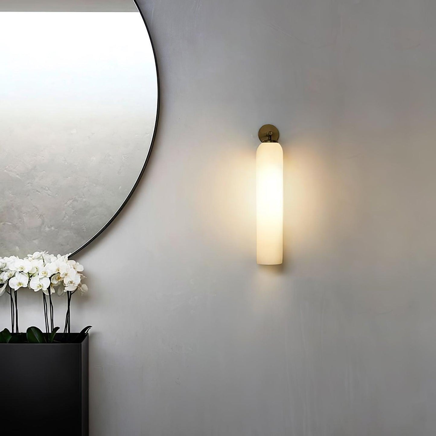 Art Glass – Wandlamp van Glas en Metaal | 48 cm Hoog | Verkrijgbaar in 7 Glaskleuren