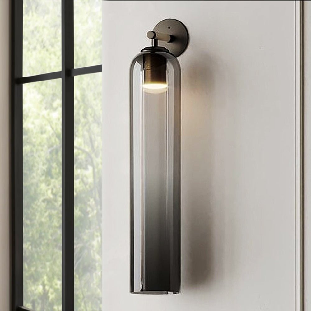 Art Glass – Wandlamp van Glas en Metaal | 48 cm Hoog | Verkrijgbaar in 7 Glaskleuren